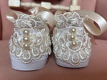 Zapatos tenis para presentación o niña de las flores para boda