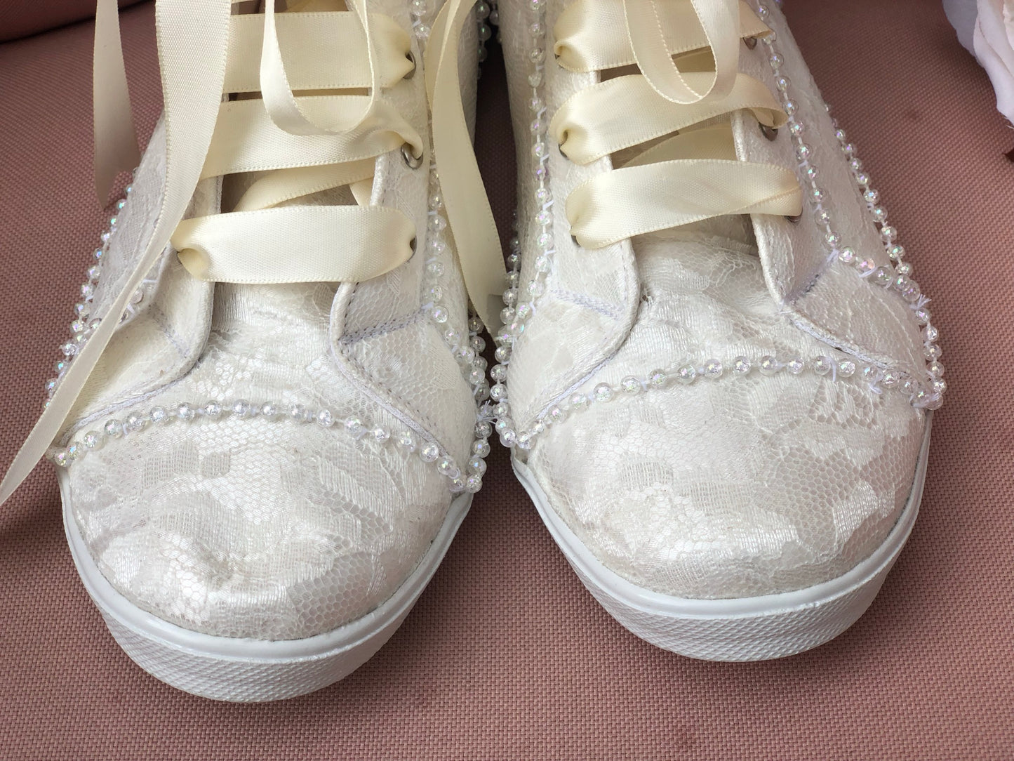 Tennis shoe first communion, wedding, fifteen years, bride