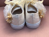Zapatos tenis para primera comunion, boda, niña de las flores
