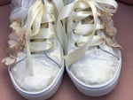 Zapatos tenis para primera comunion, boda, niña de las flores