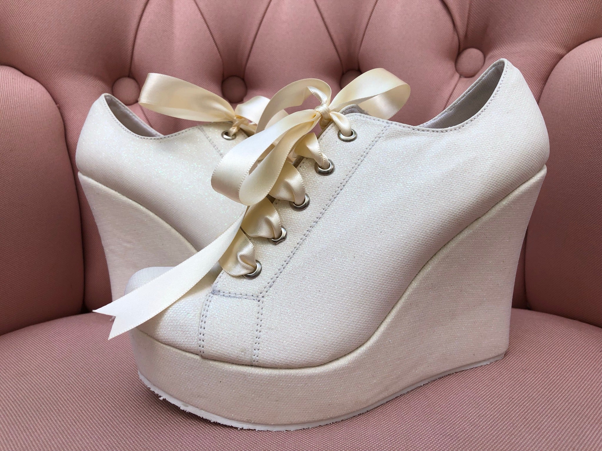 Ivory wedding sneakers online