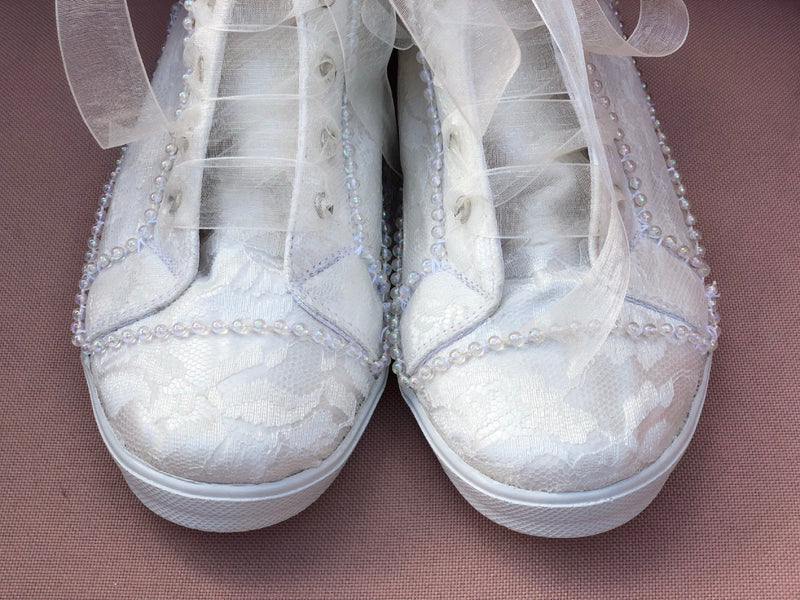 Zapato tenis para primera comunion, boda, novia, quinceañera, niña de las flores